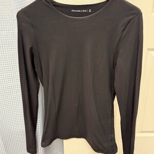 Abercrombie & Fitch Classic Black Long Sleeve Top